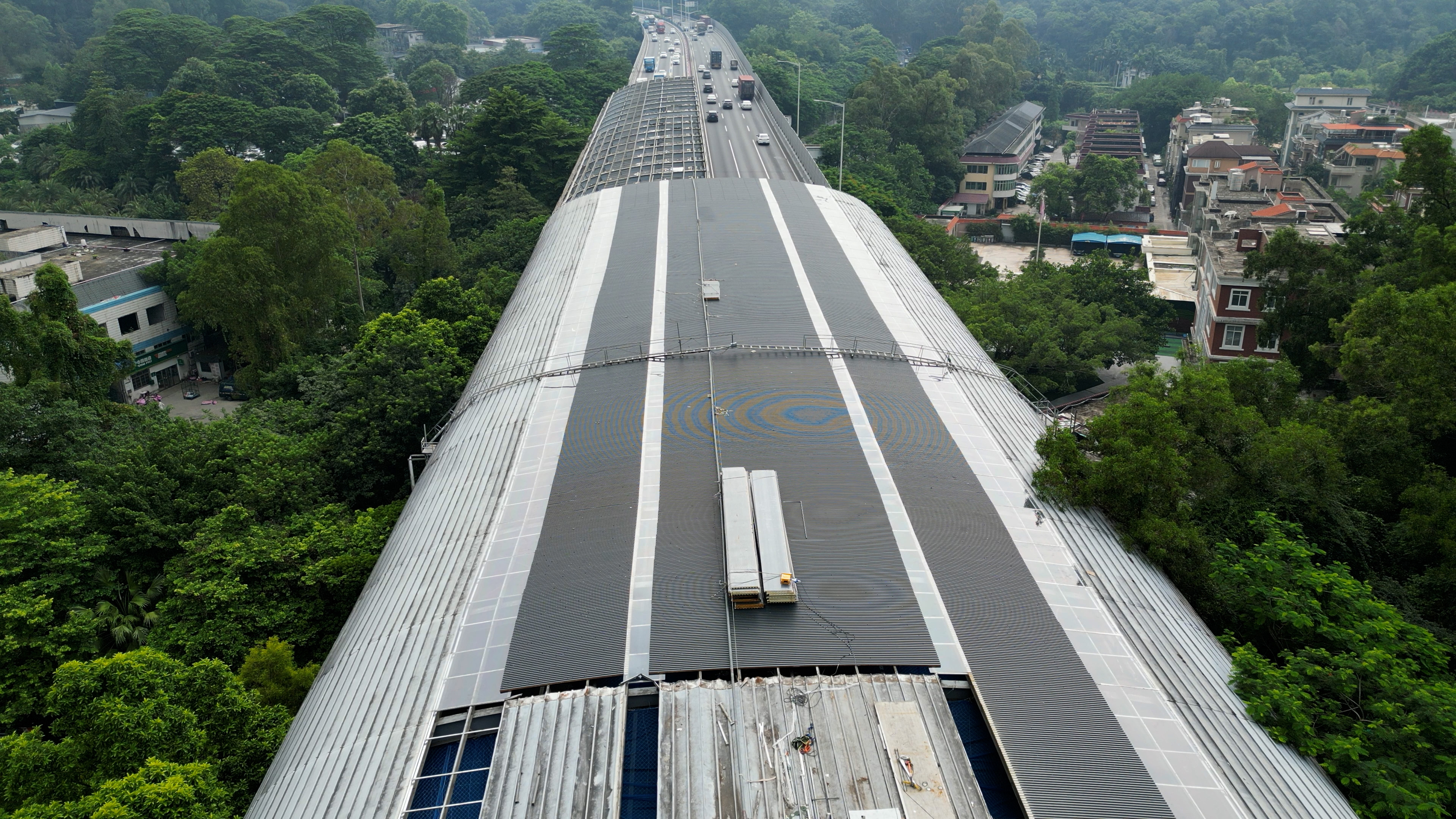 Highway sound insulation and noise reduction project